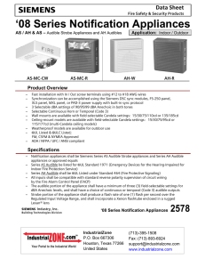 `08 Series Notification Appliances