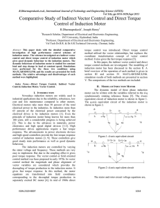 Comparative Study of Indirect Vector Control and Direct Torque