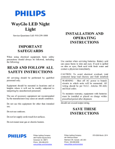 WayGlo LED Night Light