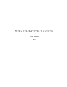 mechanical properties of materials