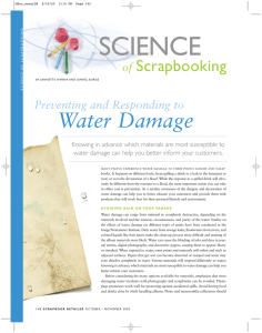 Preventing and Responding to Water Damage