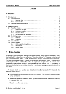 Diodes Contents 1 Introduction