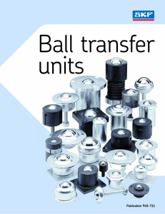 Ball transfer units