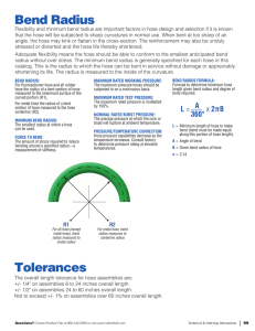 Bend Radius - Rubber Fab