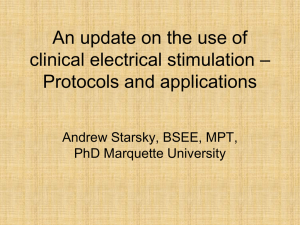 An update on the use of clinical electrical stimulation