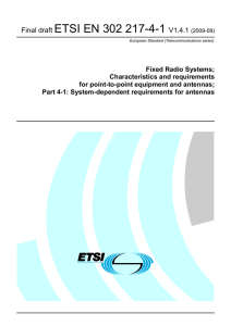 EN 302 217-4-1 - V1.4.1 - Fixed Radio Systems
