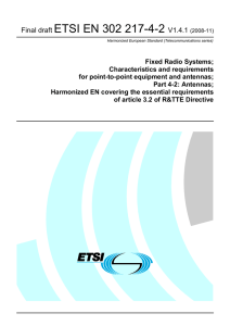 EN 302 217-4-2 - V1.4.1 - Fixed Radio Systems