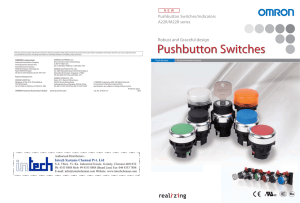 A22R/M22R Pushbutton Switches/Indicators Catalog