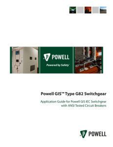 Powell GIS™ Type G82 Switchgear
