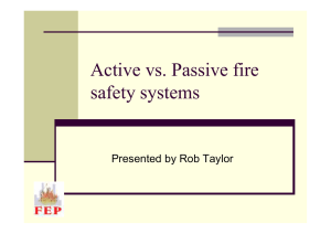 Active vs passive systems