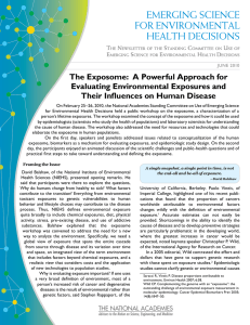 The Exposome: A Powerful Approach for Evaluating Environmental