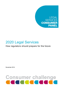 2020 Legal Services - How Regulators Should Prepare for the Future