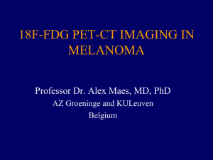 18F-FDG PET-CT IMAGING IN MELANOMA