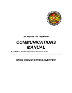 LAFD Radio Communications Manual