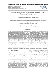 Increasing the lifetime of wireless sensor networks by Self