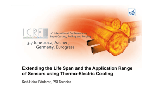 Extending the Life Span and the Application Range of Sensors