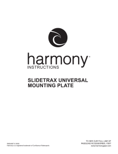 slidetrax universal mounting plate