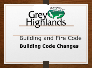 Building and Fire Code