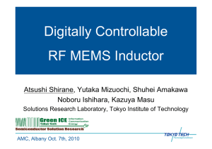 Digitally Controllable RF MEMS Inductor