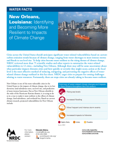 NRDC: New Orleans, Louisiana-Identifying and Becoming More