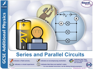 Series and Parallel Circuits