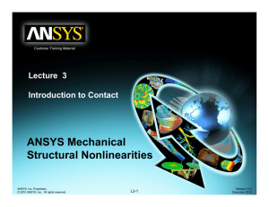 ANSYS Mechanical ANSYS Mechanical Structural
