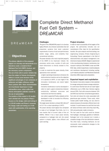 Complete Direct Methanol Fuel Cell System – DREaMCAR