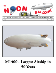 M1400 - Largest Airship in 50 Years