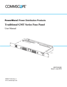 PowerWorx Power Distribution Products Traditional GMT Series