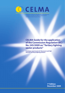 CELMA Guide for the application of the Commission