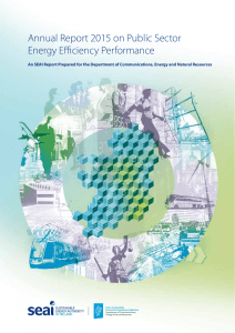 Annual Report 2015 on Public Sector Energy Efficiency