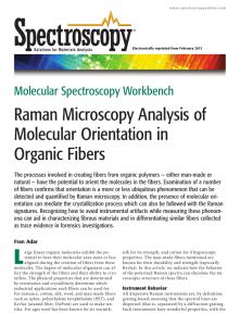 Raman Microscopy Analysis of Molecular Orientation in