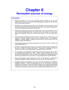 Chapter 6 Renewable sources of energy