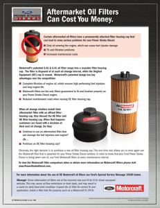 Aftermarket Oil Filters Can Cost You Money.