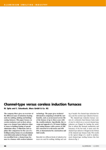 Channel-type versus coreless induction furnaces