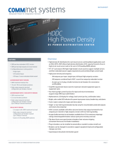 HDDC High Power Density