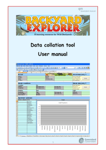 Data collation sheet