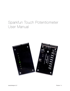 Sparkfun Touch Potentiometer User Manual