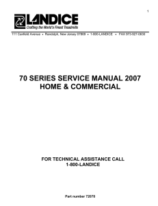 70 Series Service Manual