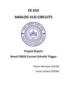 EE 610 ANALOG VLSI CIRCUITS