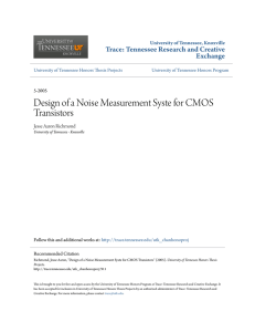 Design of a Noise Measurement Syste for CMOS Transistors