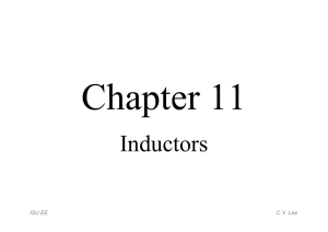 Chapter 11 - Inductors