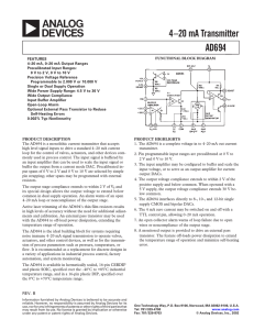 AD694 (Rev.B) - Analog Devices