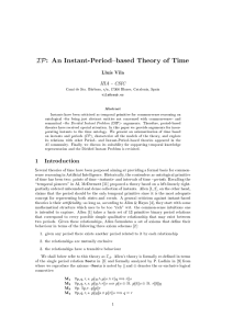 IP: An Instant-Period{based Theory of Time