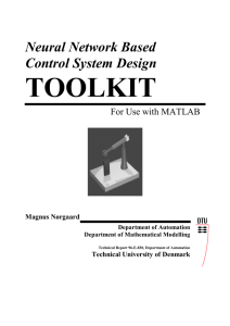 Neural Network Based Control System Design