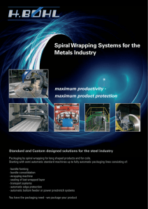 Spiral Wrapping Systems for the Metals Industry
