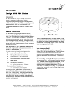 Design With PIN Diodes Application Note, document