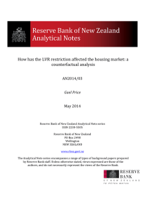 How has the LVR restriction affected the housing market: a