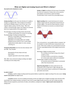 What are Digital and Analog Sound and Which is Better?