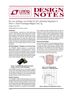 DN430 - 8A Low Voltage, Low Profile DC/DC Module Regulator in